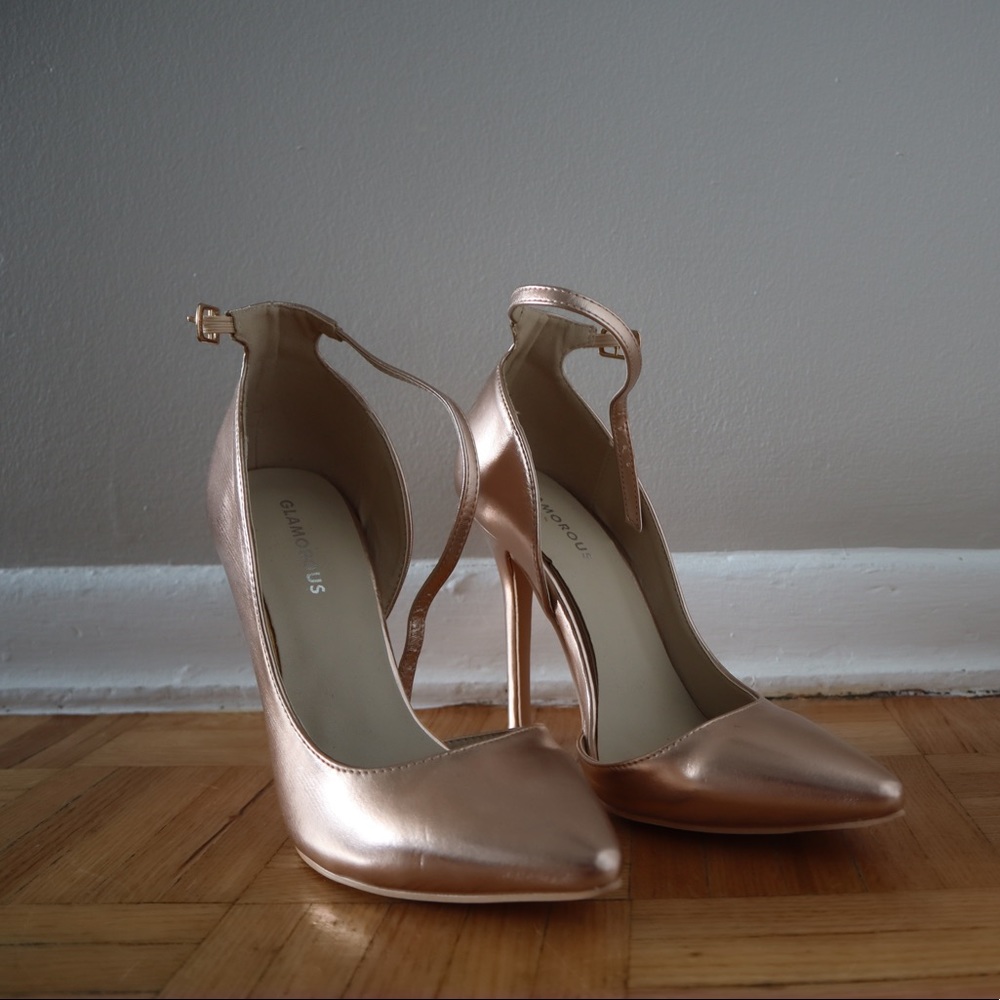 Rose gold Heels
